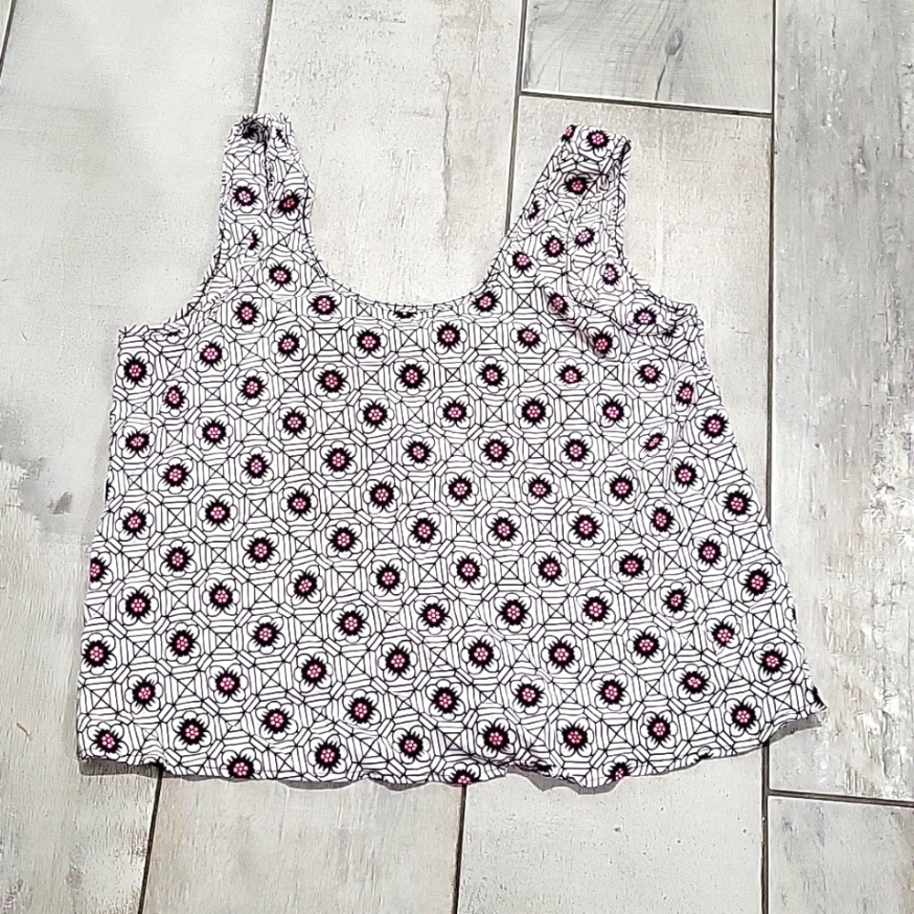 One Clothing crop top tank top blouse size small #5